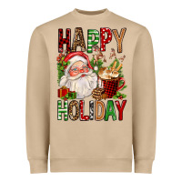 Mushroom happy holiday santa claus christmas Heavyweight Sweatshirt - FaDigitalArtStudio