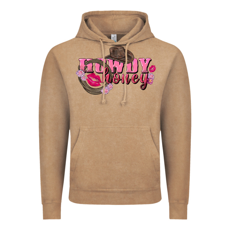 Howdy Honey Valentine's Day Vintage Hoodie by FaDigitalArtStudio | Teevron