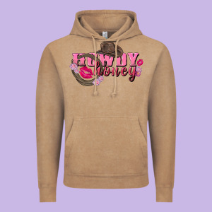 Howdy Honey Valentine's Day Vintage Hoodie Designed By Fadigitalartstudio