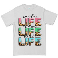 Dove Grey wife life mom life best life Premium Tee - MaliasSmallBusiness