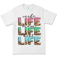 White wife life mom life best life Premium Tee - MaliasSmallBusiness