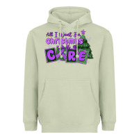 Matcha all i want for christmas is a cure pancreatic canc Heavyweight Hoodie - MaliasSmallBusiness
