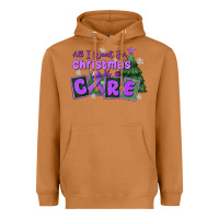 Meerkat all i want for christmas is a cure pancreatic canc Heavyweight Hoodie - MaliasSmallBusiness