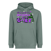 Sage all i want for christmas is a cure pancreatic canc Heavyweight Hoodie - MaliasSmallBusiness