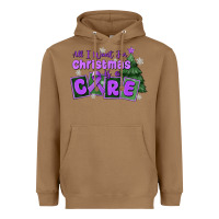 Toasted Coconut all i want for christmas is a cure pancreatic canc Heavyweight Hoodie - MaliasSmallBusiness