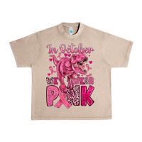 French Oak in october we wear pink dinosaur Urban Heavy Tee - JahusDesignShop
