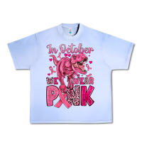 Grape Ice in october we wear pink dinosaur Urban Heavy Tee - JahusDesignShop