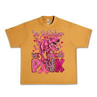Peanut Butter in october we wear pink dinosaur Urban Heavy Tee - JahusDesignShop