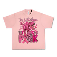 Salmon in october we wear pink dinosaur Urban Heavy Tee - JahusDesignShop