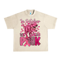 Sandshell in october we wear pink dinosaur Urban Heavy Tee - JahusDesignShop