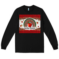 Black merry teacher Long Sleeve Tee - AdoDesignShop