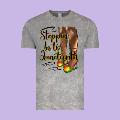 Steppin' In To Juneteenth Heels Vintage Tee Designed By Hra Design Shop