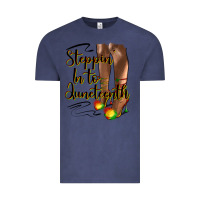 Vintage Denim steppin' in to juneteenth heels Vintage Tee - HRA Design Shop