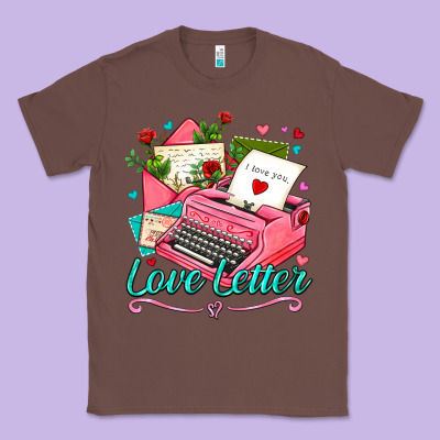 Love Letter With Typewriter Classic Tee Designed By Adodesignshop