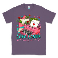 Lavender love letter with typewriter Classic Tee - AdoDesignShop