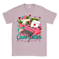 Lilac love letter with typewriter Classic Tee - AdoDesignShop
