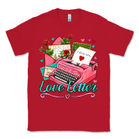 Red love letter with typewriter Classic Tee - AdoDesignShop