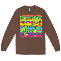 Chestnut margarita serape seamless pattern Long Sleeve Tee - BundleAndBundleShop