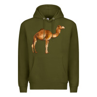 Army Green camel Premium Hoodie - BarkalooDesign