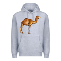 Heather Grey camel Premium Hoodie - BarkalooDesign