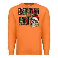 Carrot Merry af skeleton messy bun Premium Sweatshirt - NancyCooperArtShop
