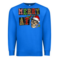 True Royal Merry af skeleton messy bun Premium Sweatshirt - NancyCooperArtShop