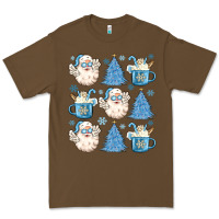 Cacao santa claus doodles christmas Premium Tee - MaliasSmallBusiness