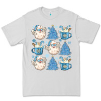 Dove Grey santa claus doodles christmas Premium Tee - MaliasSmallBusiness