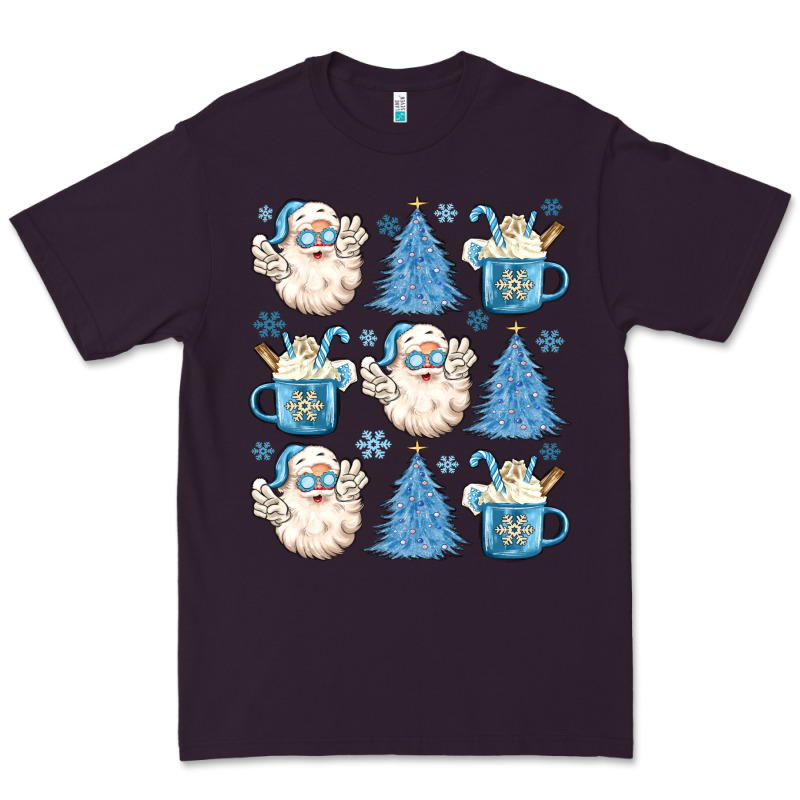 Santa Claus Doodles Christmas Premium Tee by MaliasSmallBusiness | Teevron