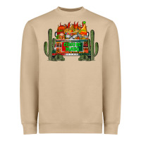 Mushroom cinco de mayo truck Heavyweight Sweatshirt - RacoonDesign