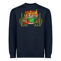 Navy cinco de mayo truck Heavyweight Sweatshirt - RacoonDesign