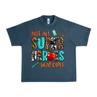 Midnight Navy not all super heroes wear capes Urban Heavy Tee - AdoDesignShop