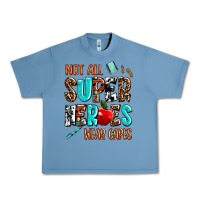 Pebble Blue not all super heroes wear capes Urban Heavy Tee - AdoDesignShop