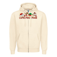 Sandshell christmas squad Zipper Hoodie - MaliasSmallBusiness