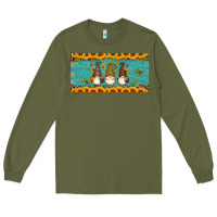 Army Green coffee gnomes Long Sleeve Tee - Artiststas