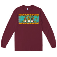 Burgundy coffee gnomes Long Sleeve Tee - Artiststas