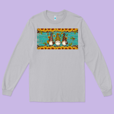 Coffee Gnomes Long Sleeve Tee Designed By Artiststas