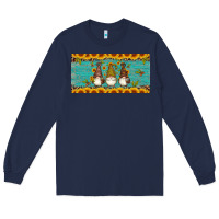 Navy coffee gnomes Long Sleeve Tee - Artiststas