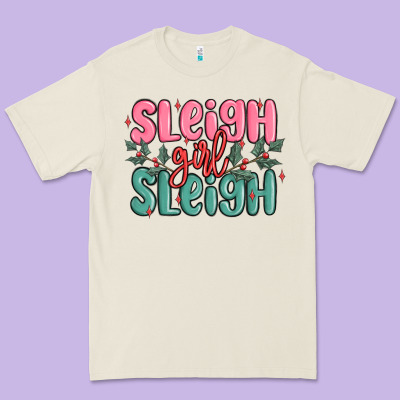 Premium Tee sleigh girl sleigh christmas