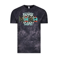Cloud Black because mama said so Vintage Tee - CowhideDigitalArt