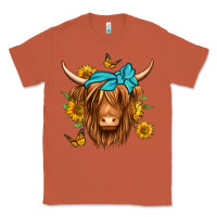 Copper sunflower long haired cow Classic Tee - Jasminsmagicworld