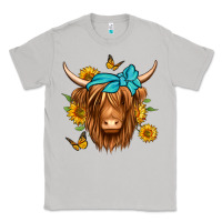 Moon Dust sunflower long haired cow Classic Tee - Jasminsmagicworld
