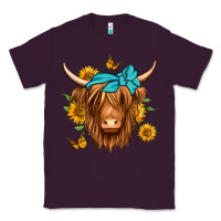 Plum sunflower long haired cow Classic Tee - Jasminsmagicworld