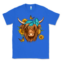 True Royal sunflower long haired cow Classic Tee - Jasminsmagicworld