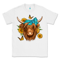 White sunflower long haired cow Classic Tee - Jasminsmagicworld