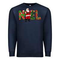 Navy Noel Santa Premium Sweatshirt - NancyCooperArtShop