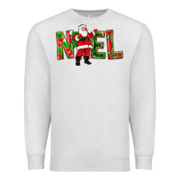 Oatmeal Heather Noel Santa Premium Sweatshirt - NancyCooperArtShop
