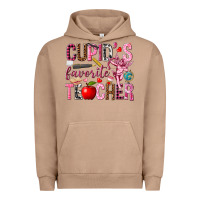 Pigment Burro Cupid's Favorite Teacher Valentine's Day Urban Hoodie - HowdyJamesFarm