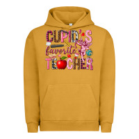 Pigment Peanut Butter Cupid's Favorite Teacher Valentine's Day Urban Hoodie - HowdyJamesFarm