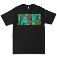 Black koala license plate Premium Tee - BarkalooDesign